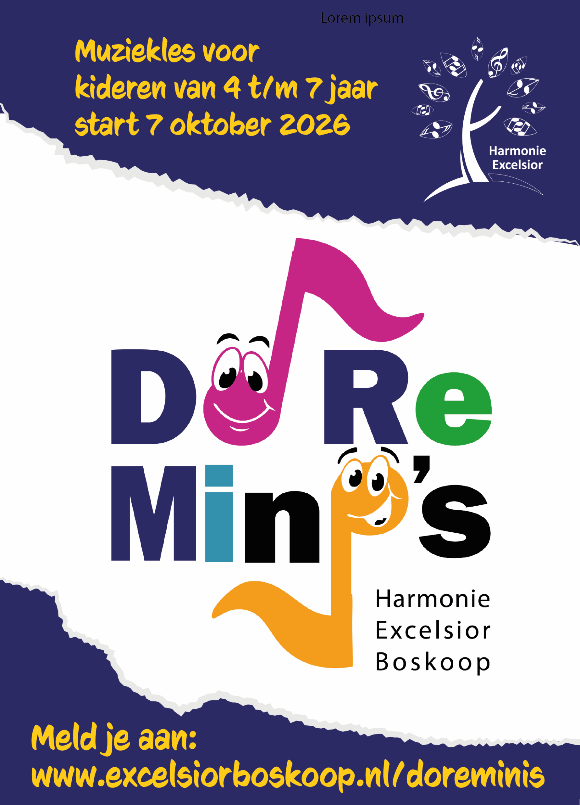 DoReMini´s - Flyer 2026-01